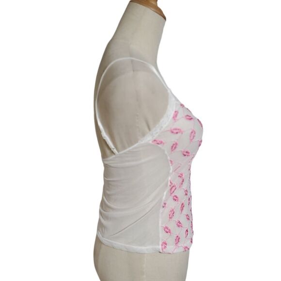 Secret Treasures Y2K White & Pink Cami Set NWT - Picture 3 of 8